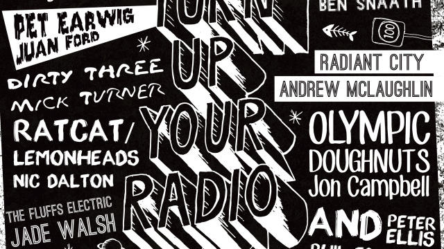 GALLERY 1&2: APR 11 - 25: Turn Up Your Radio by guest curator Brendan Lee